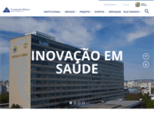 Tablet Screenshot of fundacaomedicars.org.br